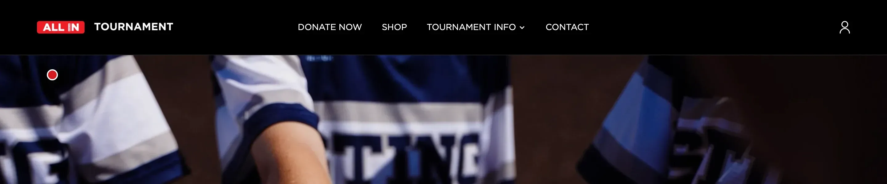 Before — the dropdown has closed while the pointer passes over Shop on its way to the links.